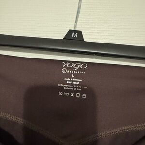 Athletica Brown Activewear Flare Yoga Pants
